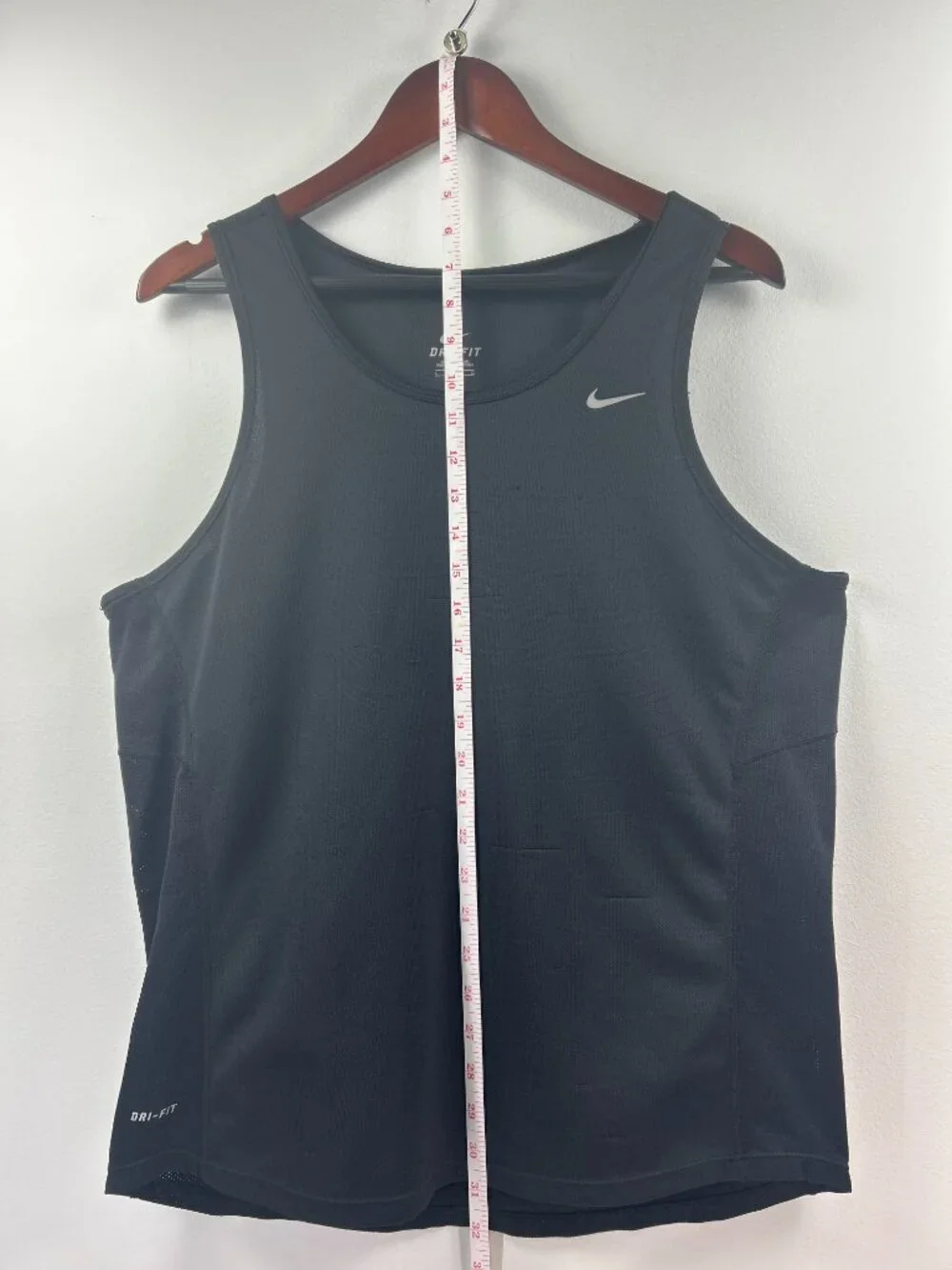 Nike Dri-Fit Black Racerback Athletic Tank Top Size L